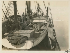 Image: Small boat on deck